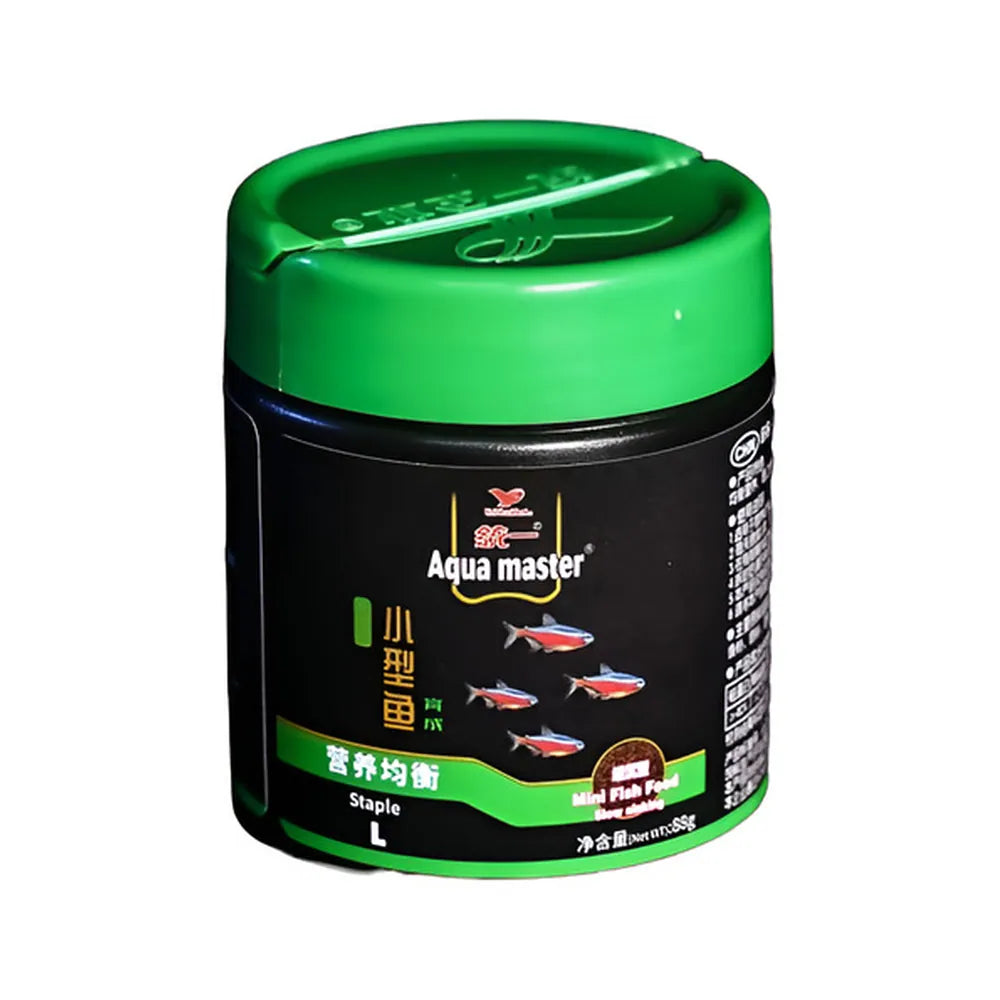 78g Aquamaster Minifish Alimento Peces Tropicales Talla S
