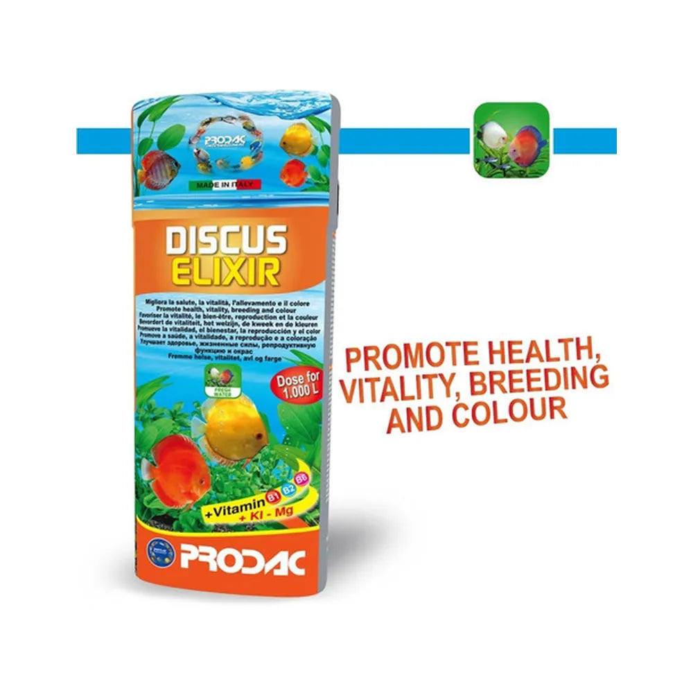 Acondicionador Acuario Peces Discus Elixer - 250ml