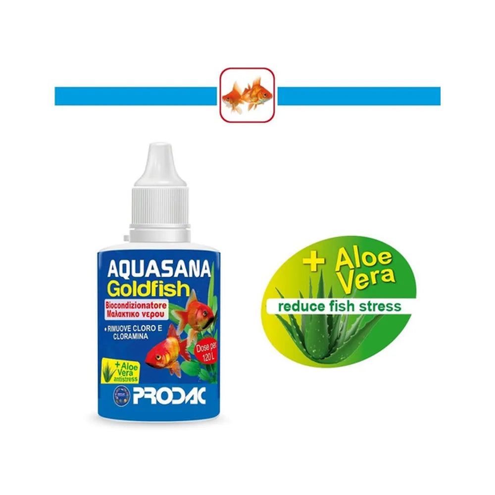 Acondicionador Anticloro Aquasana Goldfish Prodac - 100ml
