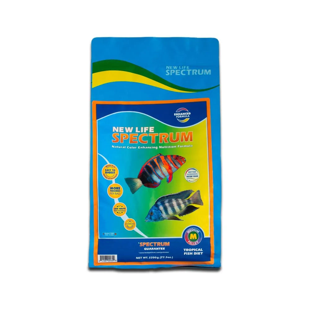 Comida para peces - New Life Spectrum medium pellet 2.2 kilos