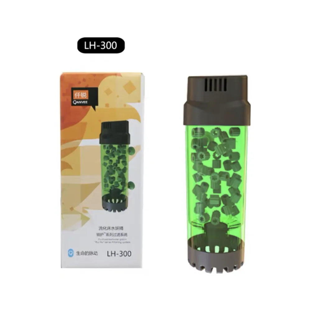 Filtro de lecho fluido con K1 - LH300 para acuarios hasta 100 litros.