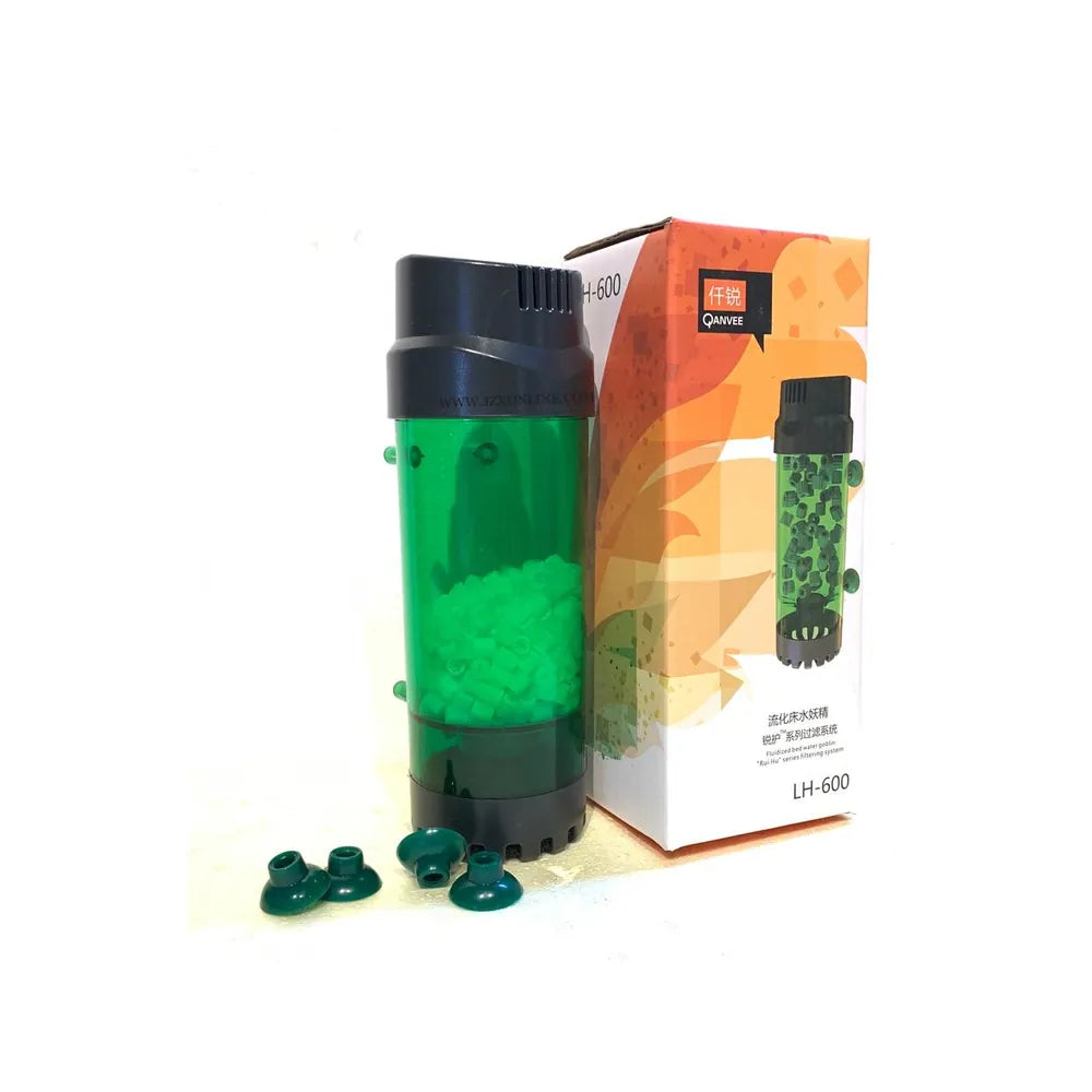 Filtro de lecho fluido con K1 - LH600 para acuarios hasta 300 litros.