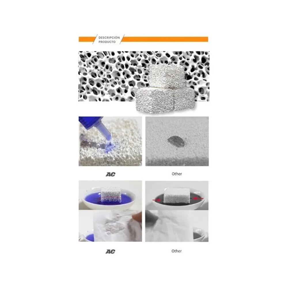 Material Filtrante Biológico Bio Cube Cubo 10x10x5cm Bloque