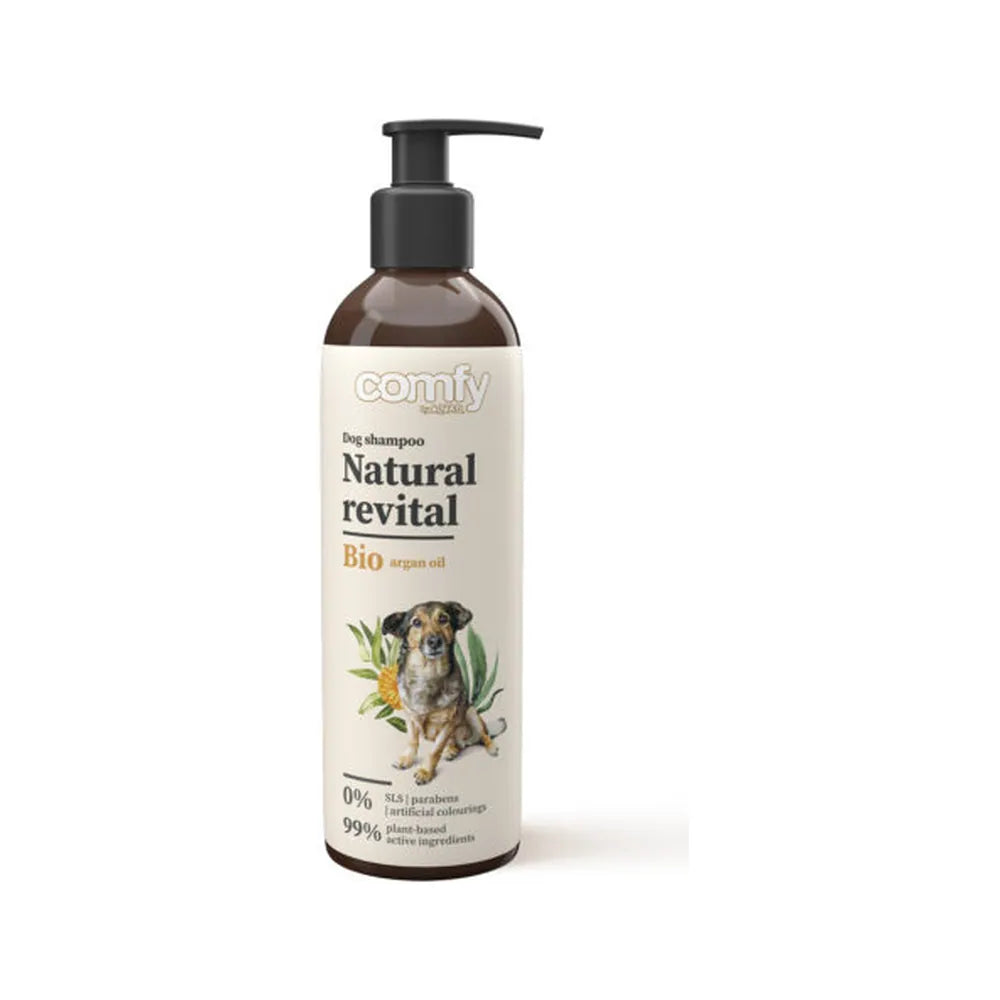 Shampoo de perro natural - Comfy natural revital 250ml - Concentrado