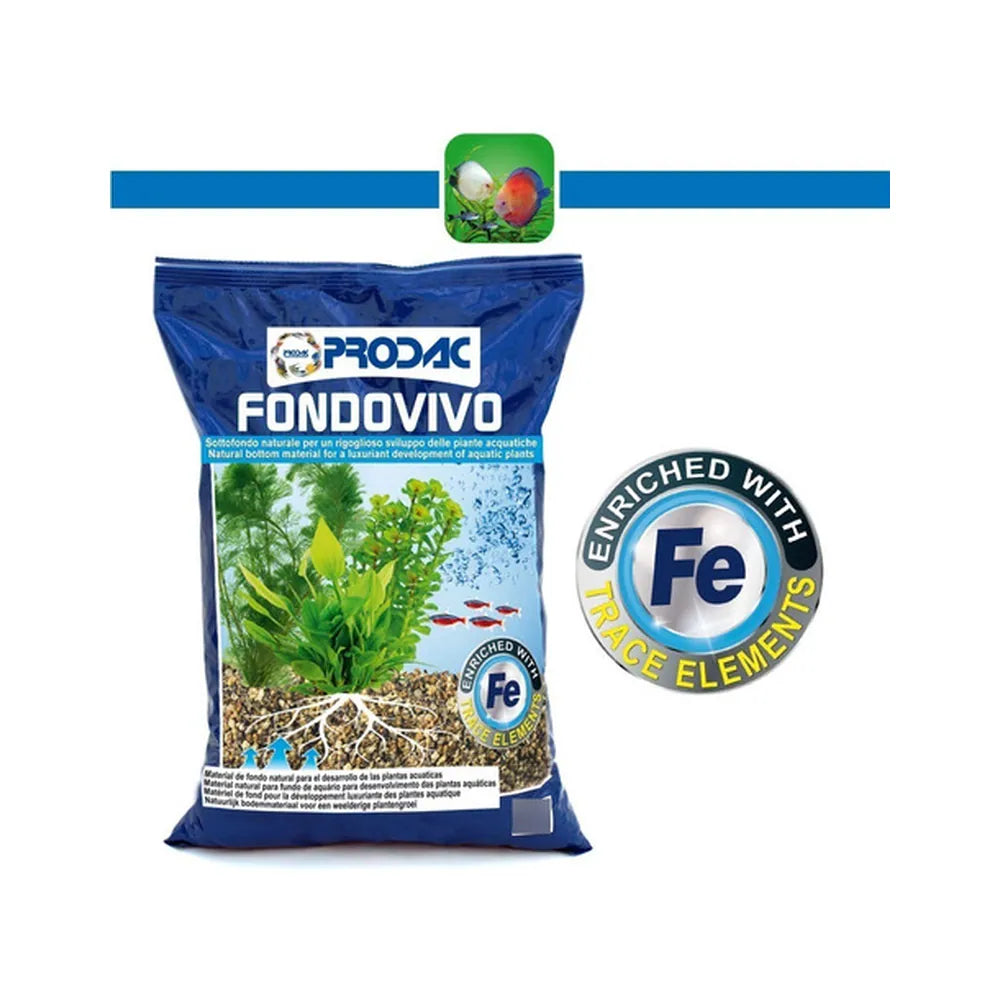 Sustrato Acuario Plantado 3 Litros Fondovivo Prodac