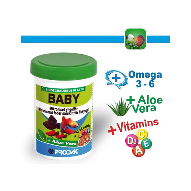 Alimento Hojuelas Peces Alevines Baby 15gr Prodac - Italiana