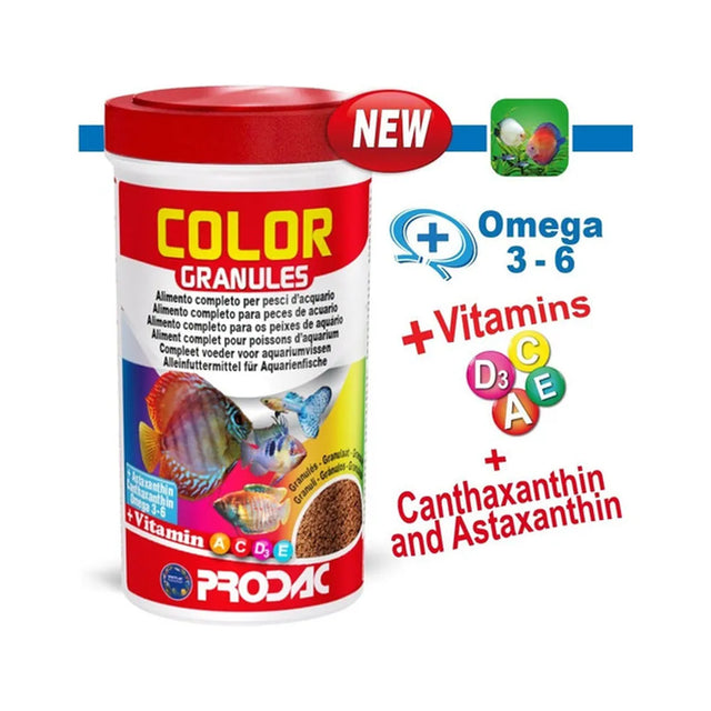 Alimento Peces Acuario Tropicales Color 250ml/100g