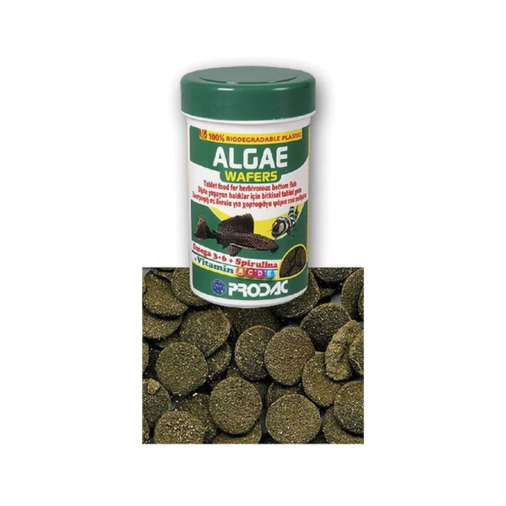 Alimento Peces Fondo Algaewafers Prodac 100ml/50g