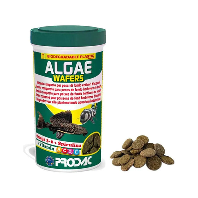 Alimento Peces Fondo Algaewafers Prodac 1200ml/550g