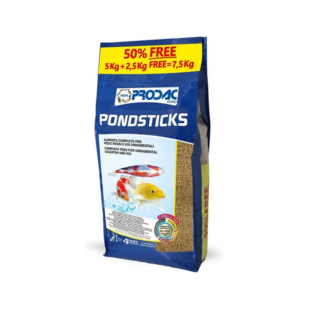 Alimento Peces Koi Y Carassius Prodac Pondstick - 7.5kg