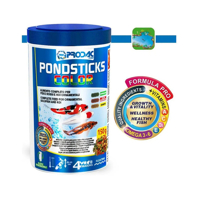 Alimento Peces Koi Y Carassius Prodac Pondstick Color 7.5k