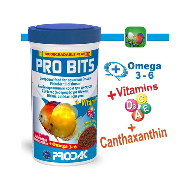 Alimento Peces Pro Bits Discus Prodac 1200ml/500g - Italiana