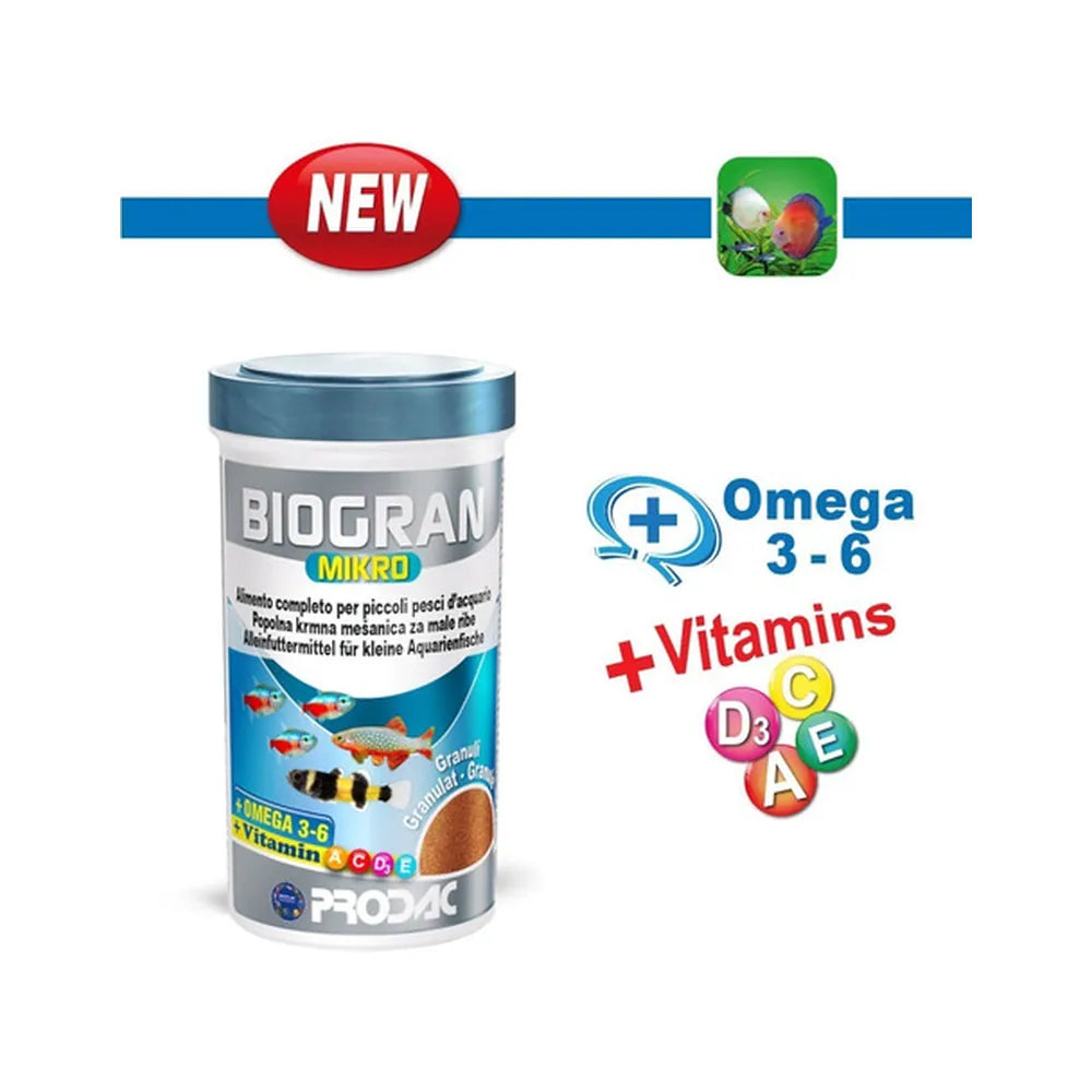 Alimento Peces Tropicales Biogran Mikro 100ml/50g