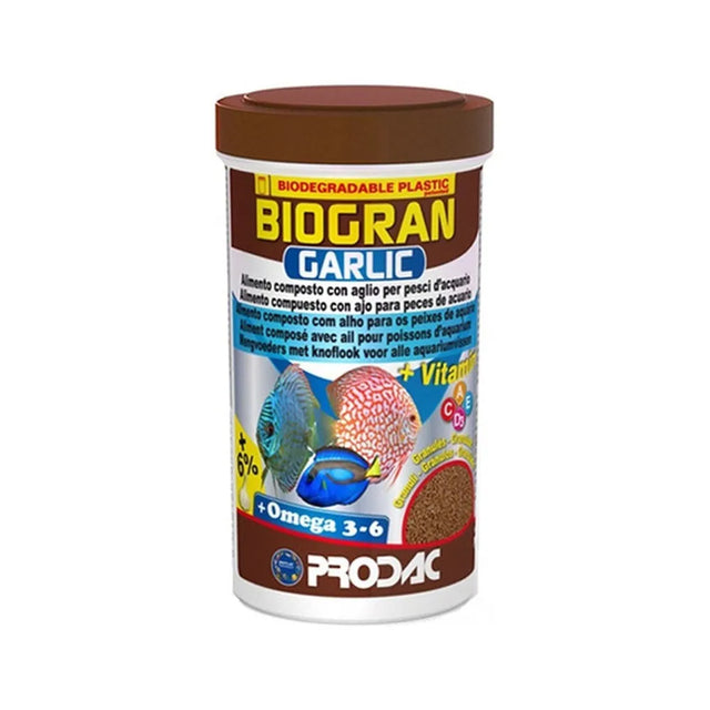 Alimento Peces Tropicales Prodac Biogran Garlic 250ml/120g