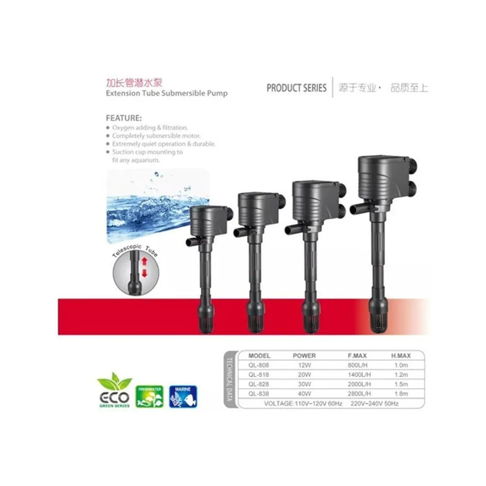 Cabezal De Filtro Para Acuario Tortuga 1500l/h