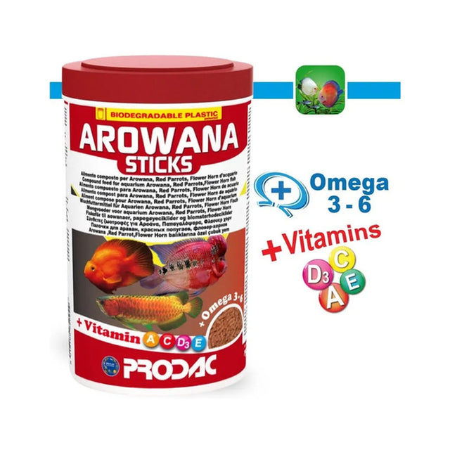 Comida para ciclidos americano - Arowana Stick 450g
