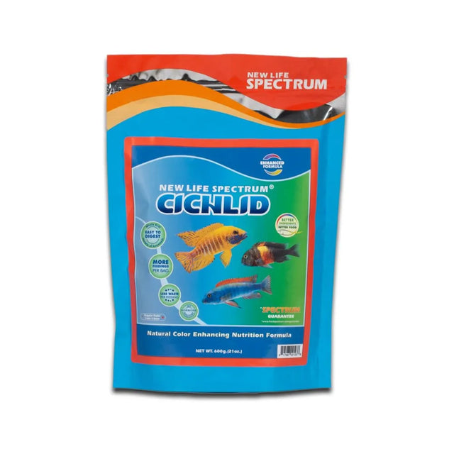 Comida para peces - New Life Spectrum Cichlid 600g - Pellet 1mm
