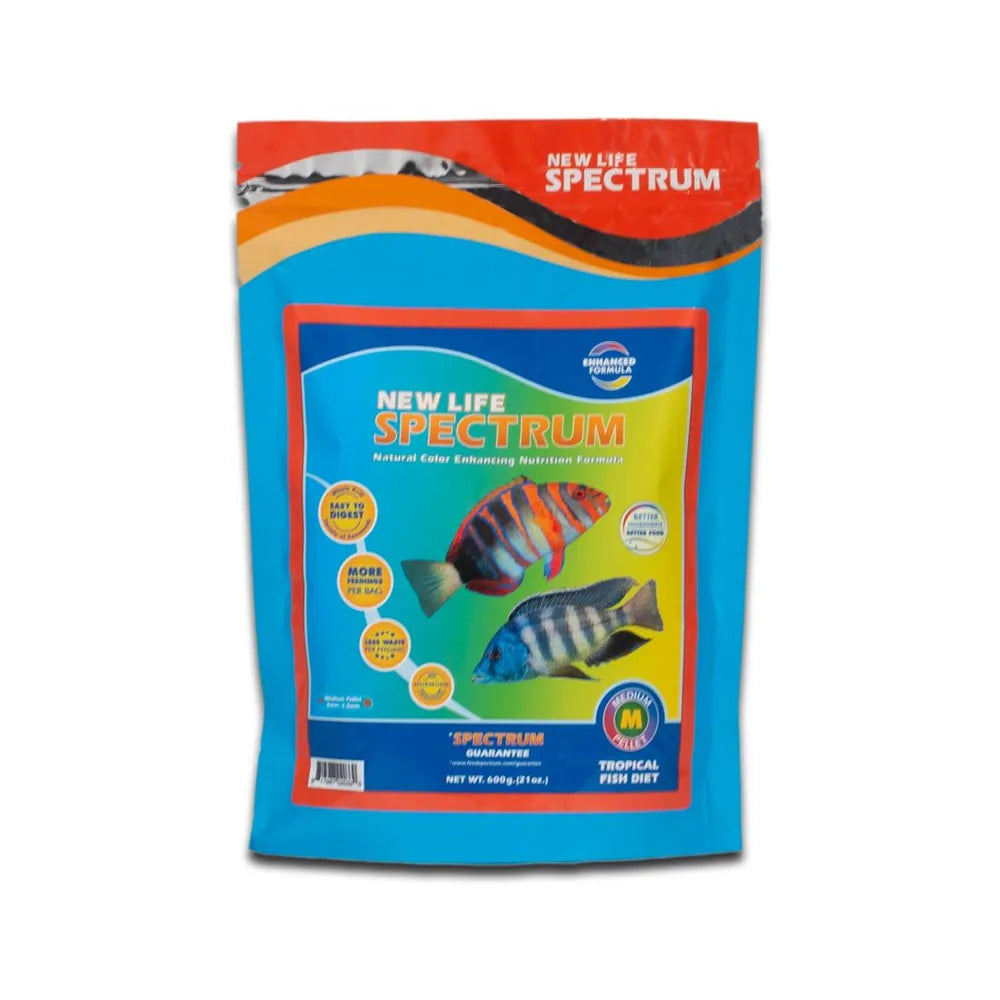 Comida para peces - New Life Spectrum medium pellet 600g