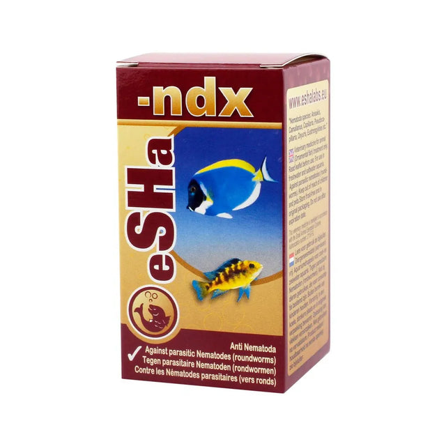 eSHa -ndx 20ml - Trata nematodos, gusanos, camallanus, lombrices intestinales