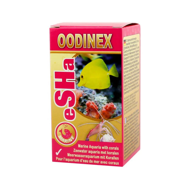 eSHa OODINEX 20ml - Tratamiento amplio de enfermedades para peces marinos con corales