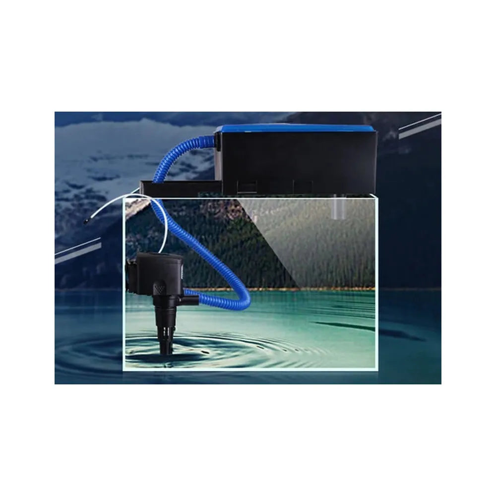 Filtro De Superficie Acuario Tortuga 1200 L/h Incluye Bomba