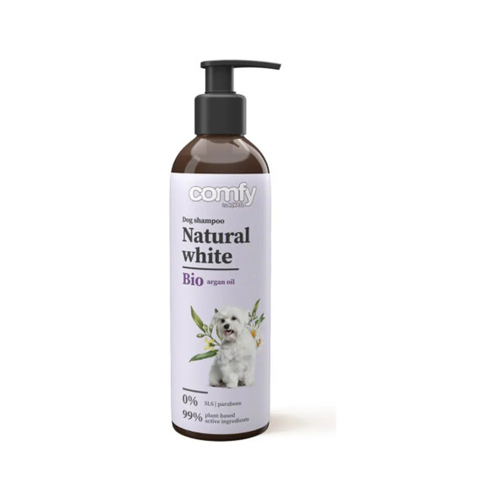 Shampoo de perro natural - Comfy Natural white 250ml - Concentrado