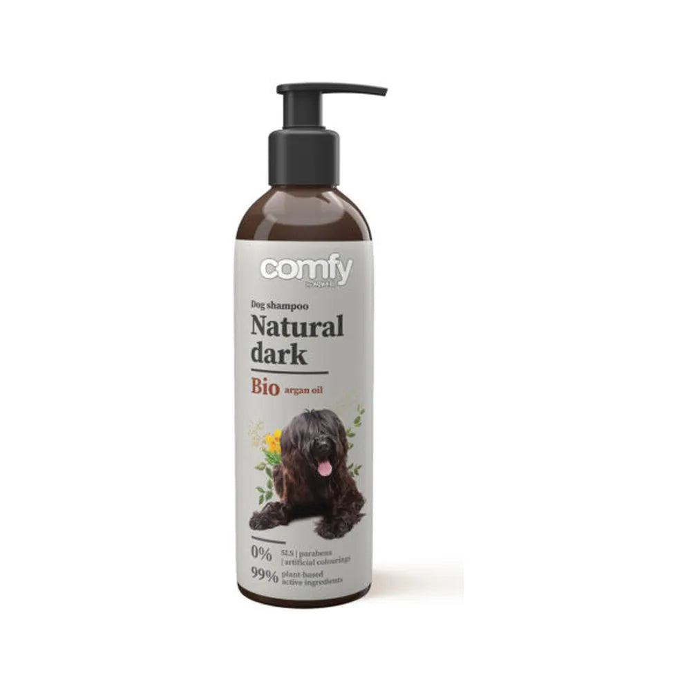 Shampoo de perro natural - Comfy Natural dark 250ml - Concentrado