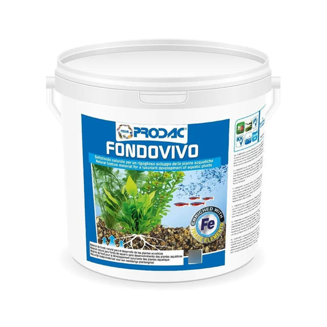 Sustrato Acuario Plantado 10 Litros 8 Kilos Fondovivo Prodac